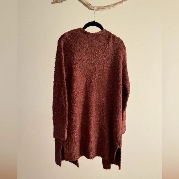 Eddie Bauer Long Brown Moonspun Cardigan NEW w/ tag - Picture 2 of 12